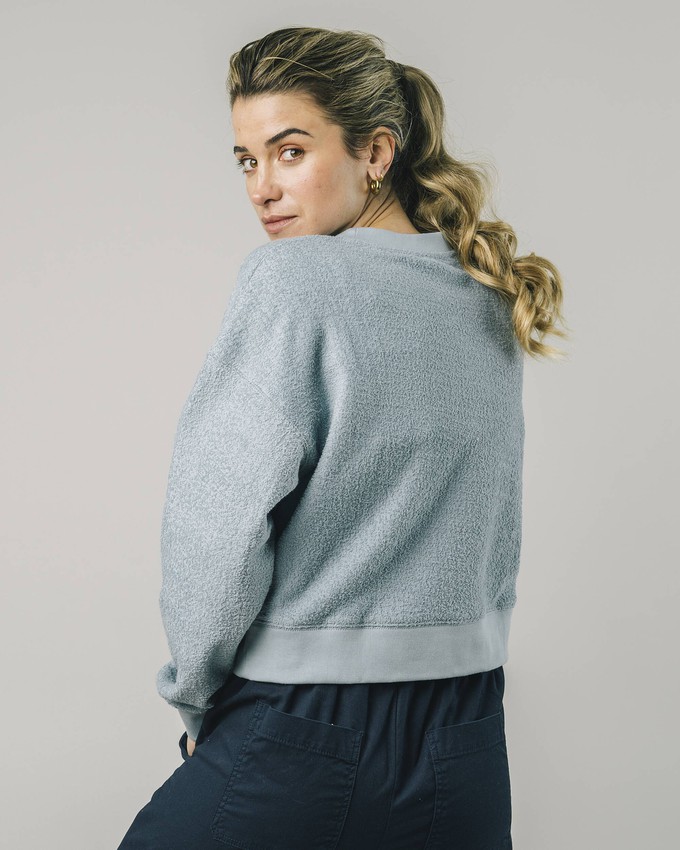 Nomad Terry Sweatshirt Stone Blue from Brava Fabrics