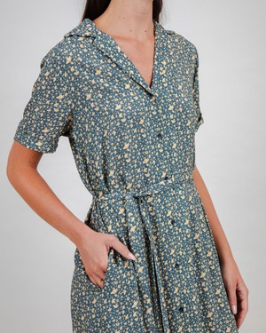 Peanuts Woodstock Long Dress Navy from Brava Fabrics