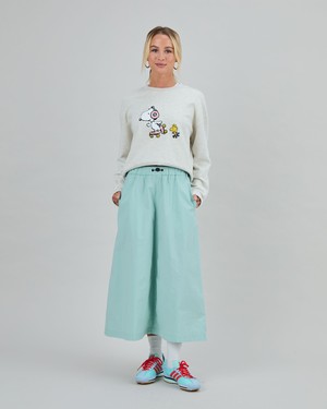 Peanuts Roller Sweatshirt Ecru from Brava Fabrics