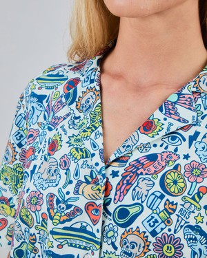 This is Asis Aloha Blouse from Brava Fabrics
