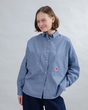 Oversize Stripes Gum Shirt from Brava Fabrics