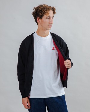 Atari Cardigan Logo Jacquard from Brava Fabrics