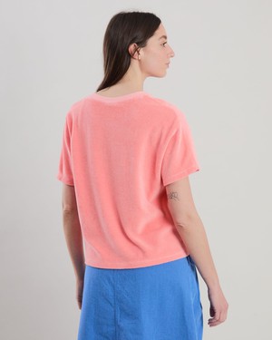 Terry oversize Tee Peach from Brava Fabrics