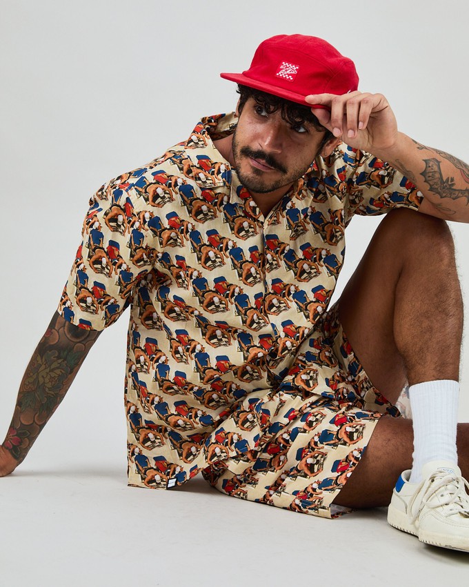 This is Spain by Martin Parr Magnum Aloha shirt from Brava Fabrics