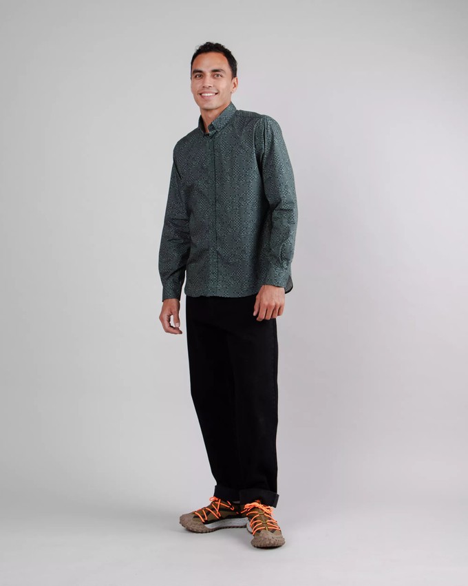 Pixel Shirt Green from Brava Fabrics