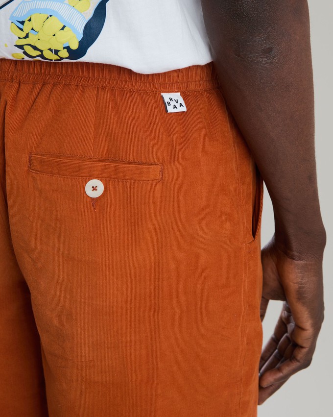 Baby Cord Shorts Copper from Brava Fabrics