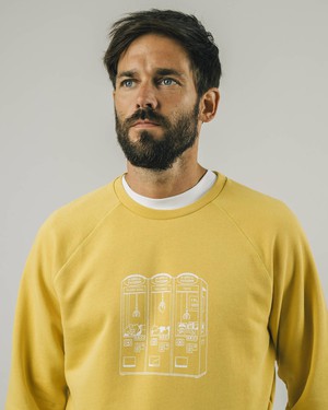 Ufo Catcher Sweatshirt Ochre from Brava Fabrics