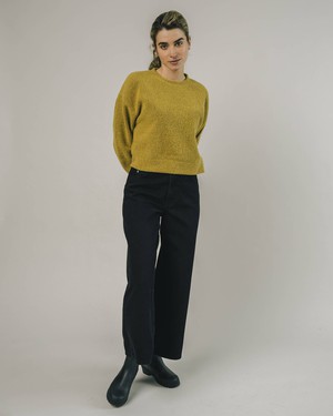 Cropped Sweater Mustard from Brava Fabrics Cropped Sweater Mustard from Brava Fabrics