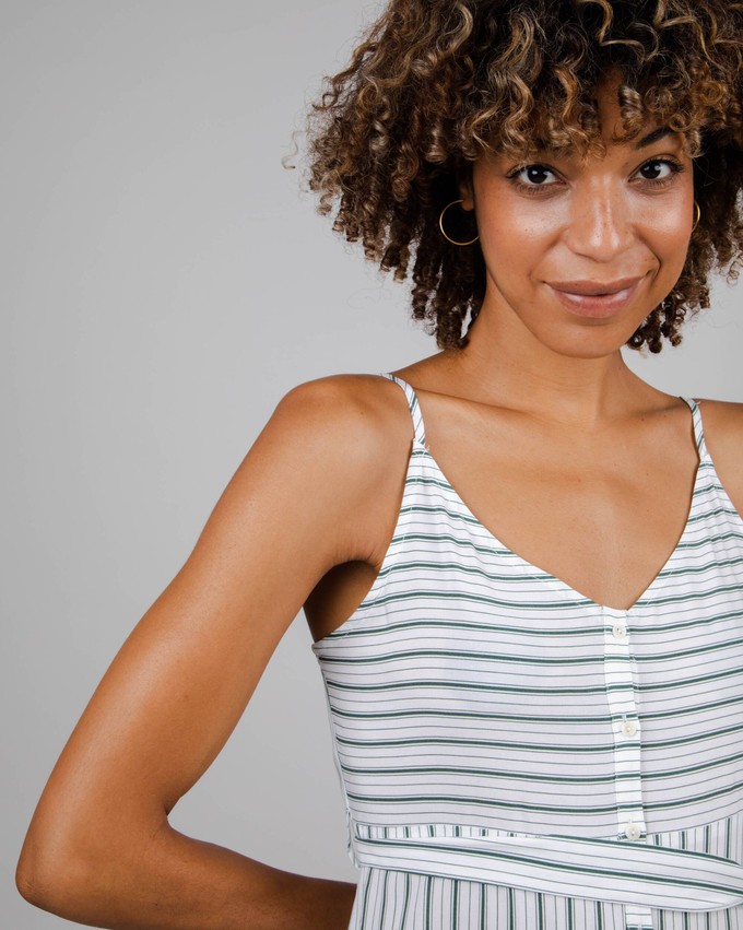 Mix Strap Dress Kale from Brava Fabrics