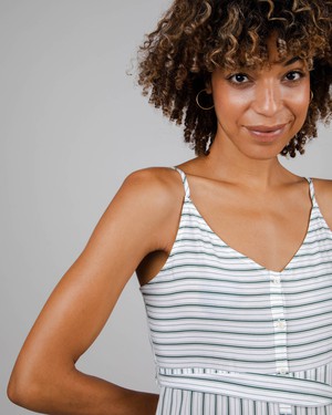 Mix Strap Dress Kale from Brava Fabrics