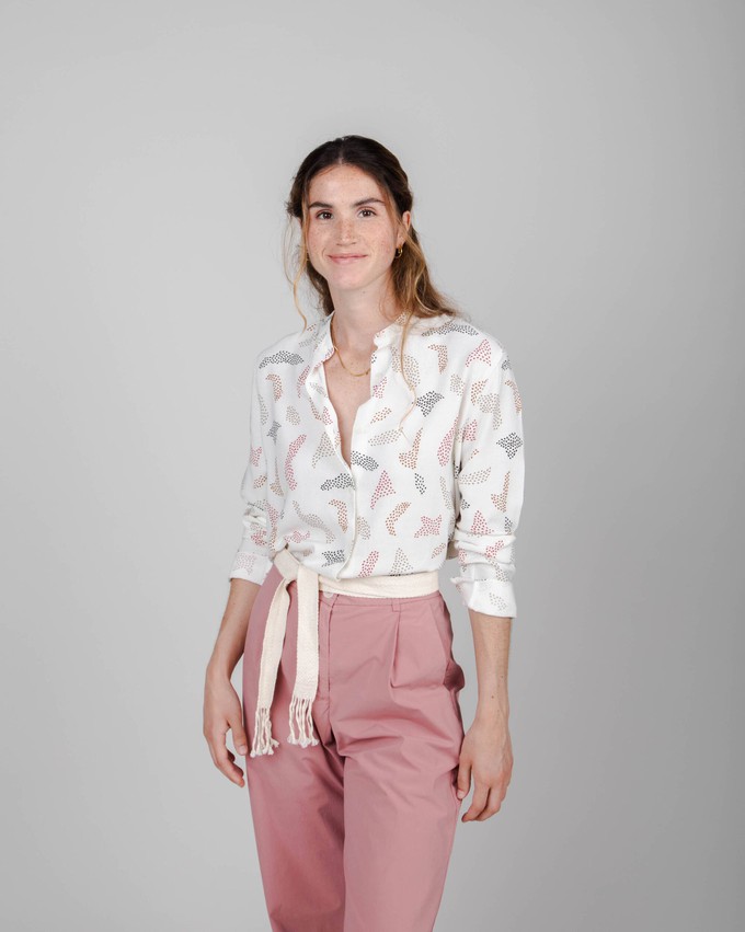 Maria Mao Blouse White from Brava Fabrics