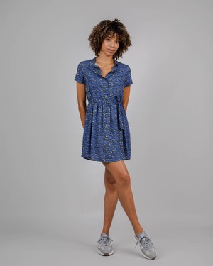 Jalapeño Short Dress Navy from Brava Fabrics