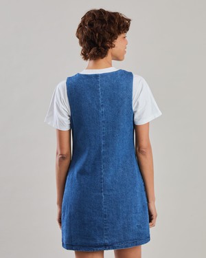 Washed Denim Short Dress Blue from Brava Fabrics