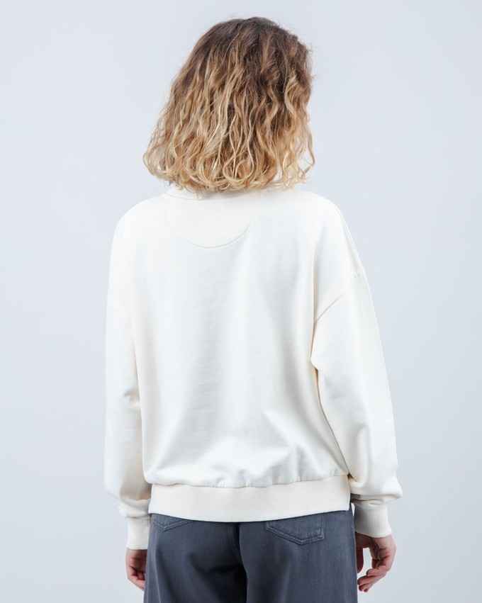 Peanuts Snoopy Doghouse Rounded Cotton Sweatshirt from Brava Fabrics