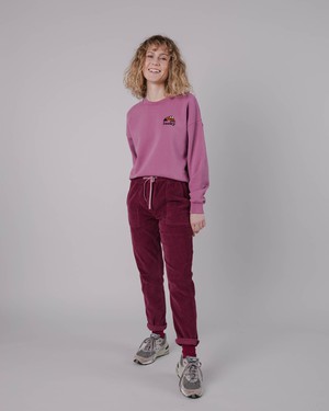 Patch Pocket Corduroy Pants Prune from Brava Fabrics
