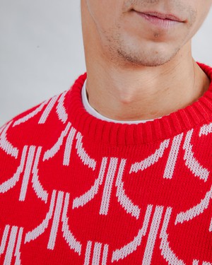 Atari Sweater Monogram Jacquard from Brava Fabrics