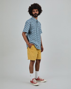 Asis Percales Daisy Boxy Shirt Blue from Brava Fabrics