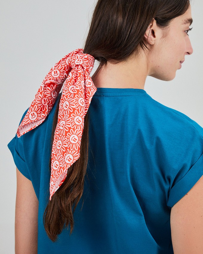Asis Percales Daisy Cotton Scarf from Brava Fabrics