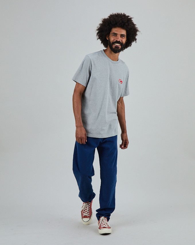 Shrimpy Brava T-Shirt Grey Melange from Brava Fabrics