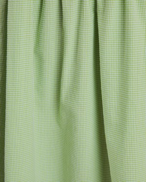 Checks Oversize Shorts Dress Green from Brava Fabrics