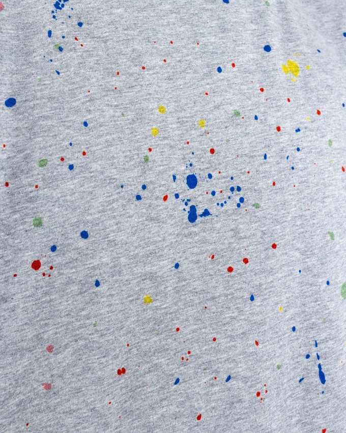 Splash Paint Tshirt Grey from Brava Fabrics