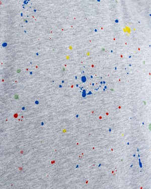 Splash Paint Tshirt Grey from Brava Fabrics