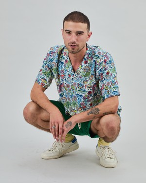 This is Asis Aloha Shirt from Brava Fabrics