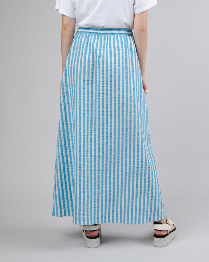 Stripes Long Skirt Blue from Brava Fabrics