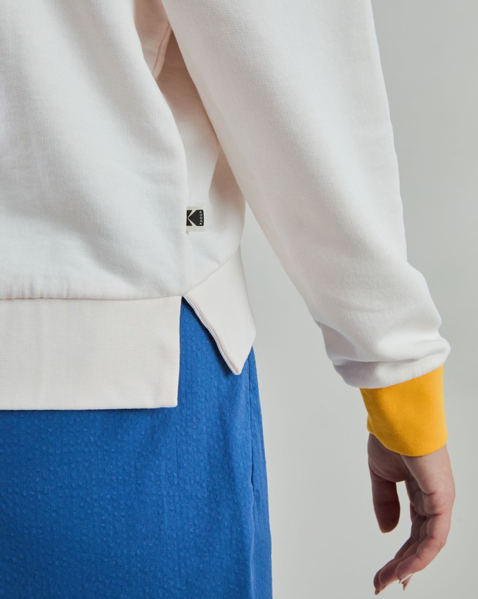 Kodak Retro FIlm Sweatshirt W Ecru from Brava Fabrics