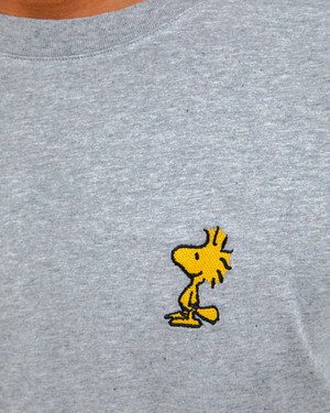 Peanuts Woodstock T-Shirt Grey from Brava Fabrics