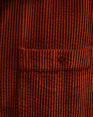 Corduroy Overshirt Copper from Brava Fabrics