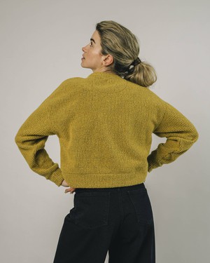 Cropped Sweater Mustard from Brava Fabrics Cropped Sweater Mustard from Brava Fabrics