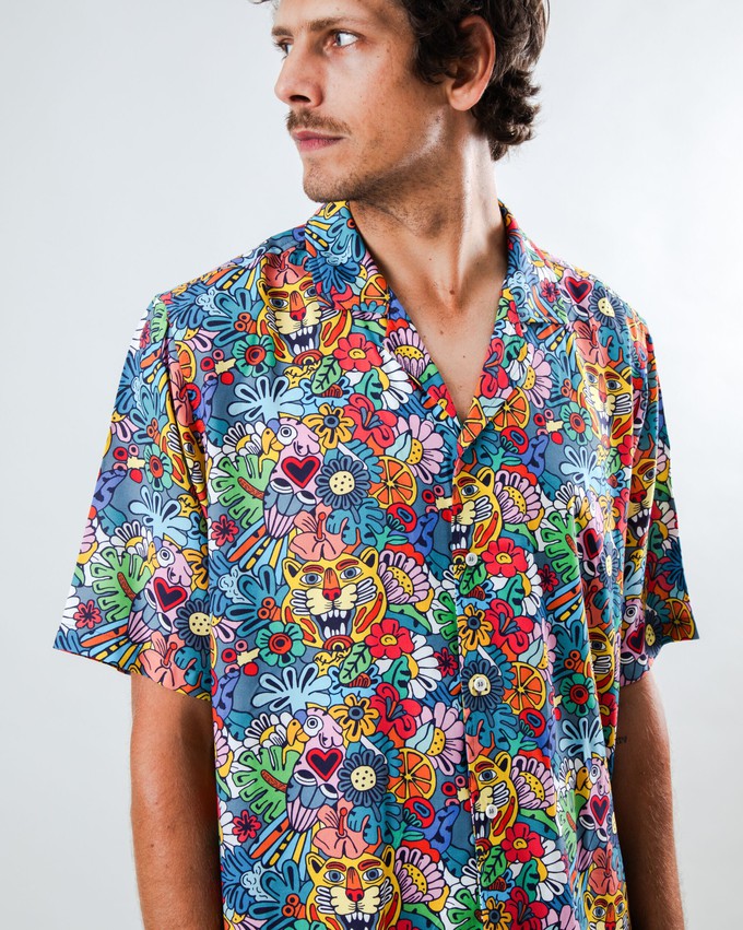 Asis Percales Tutti Frutti Aloha Shirt from Brava Fabrics