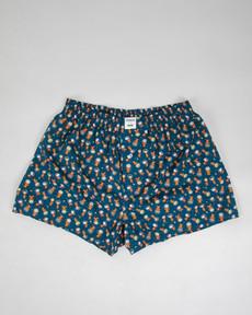 Peanuts Astronaut Boxer Navy via Brava Fabrics