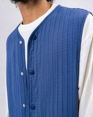 Quilt Vest Man Indigo from Brava Fabrics