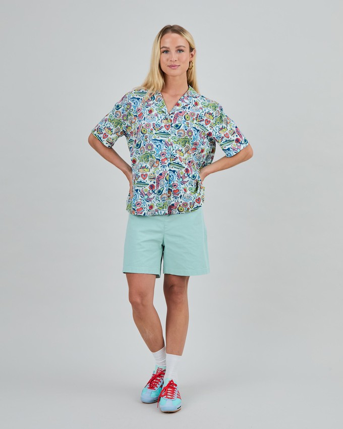 This is Asis Aloha Blouse from Brava Fabrics