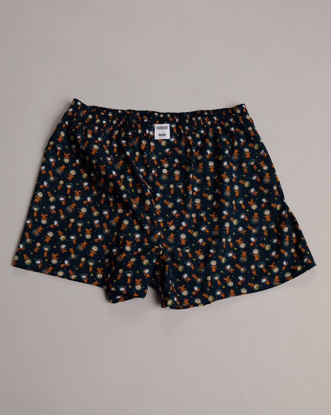 Peanuts Astronaut Boxer Navy from Brava Fabrics