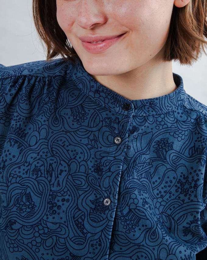 Baby Cord Noodles Blouse from Brava Fabrics