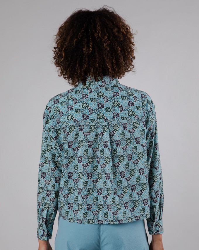Spring Boxy Blouse Blue from Brava Fabrics Spring Boxy Blouse Blue from Brava Fabrics