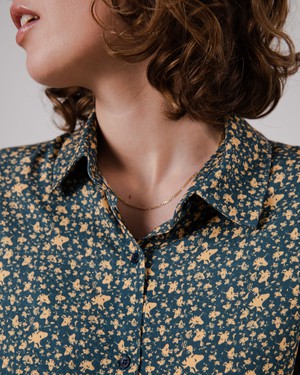 Peanuts Woodstock Blouse Navy from Brava Fabrics
