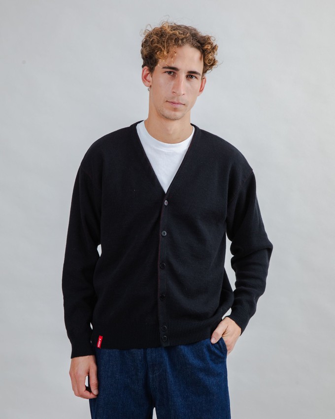 Atari Cardigan Logo Jacquard from Brava Fabrics