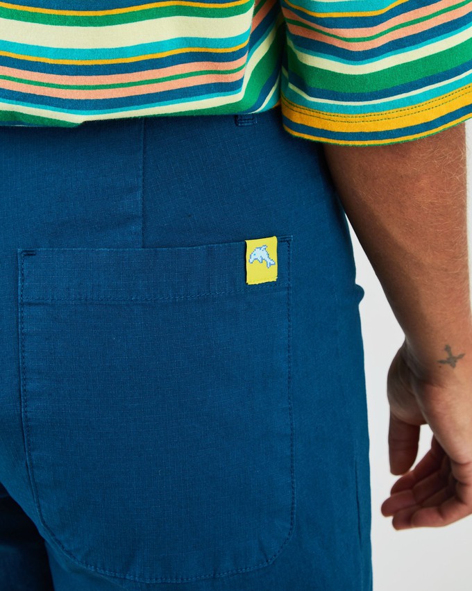 High Waist Shorts Blue from Brava Fabrics