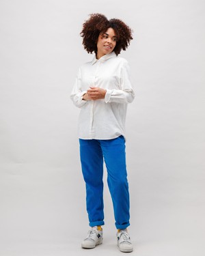Flannel Blouse Ecru from Brava Fabrics Flannel Blouse Ecru from Brava Fabrics