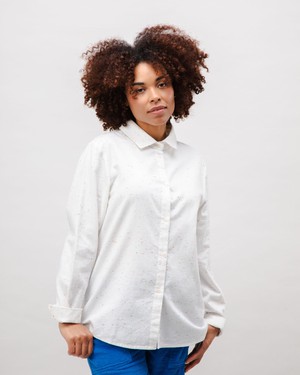 Flannel Blouse Ecru from Brava Fabrics Flannel Blouse Ecru from Brava Fabrics