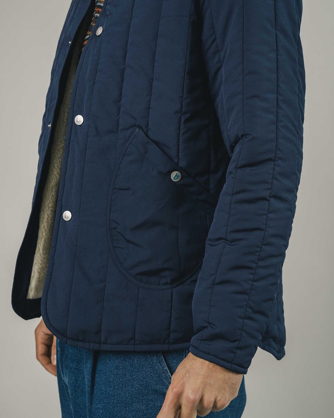 Padded Jacket Navy from Brava Fabrics