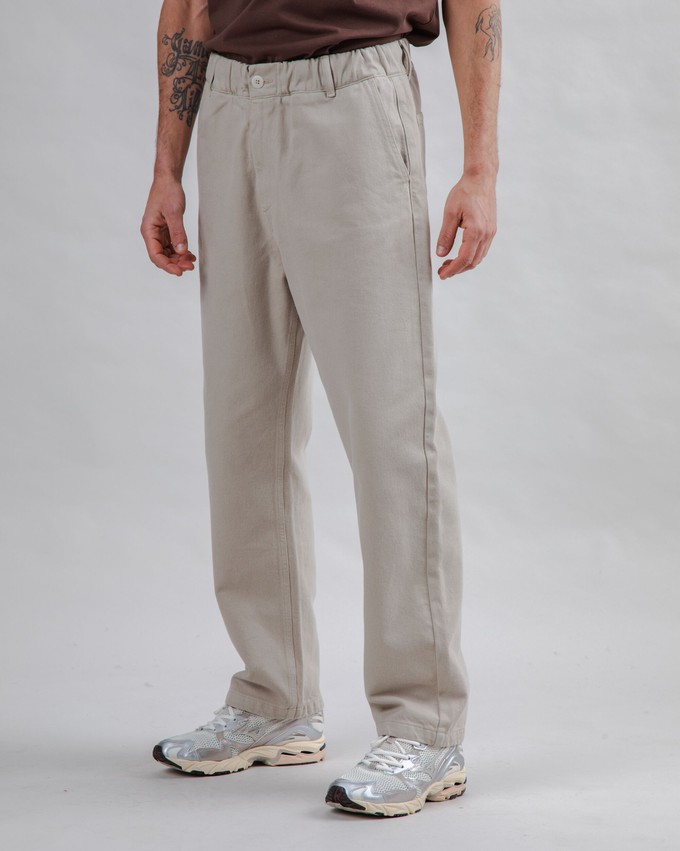 Loose Relaxed Pants Beige from Brava Fabrics