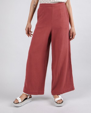 Bubble Wide Leg Pant Chilli from Brava Fabrics