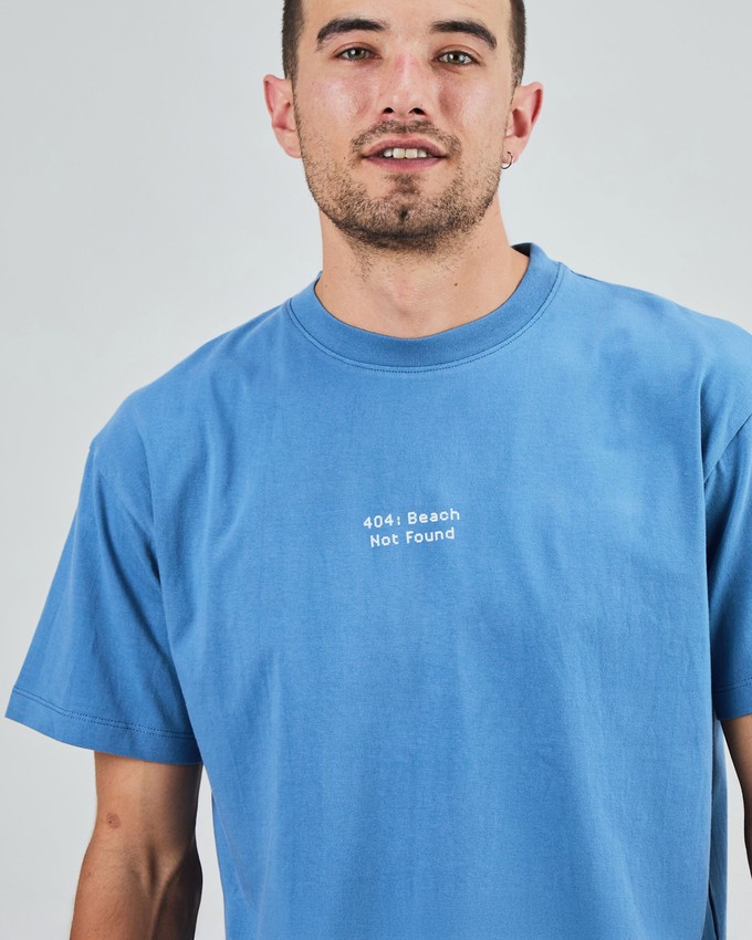 Tropical Pixel 404 Oversize T-Shirt Blue from Brava Fabrics