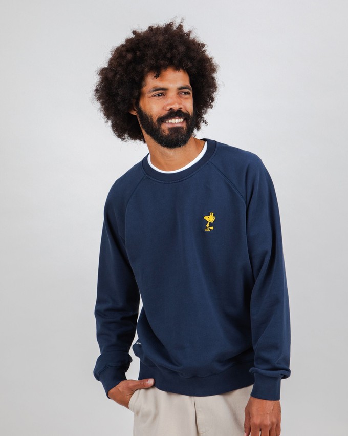 Peanuts Woodstock Sweatshirt Navy from Brava Fabrics