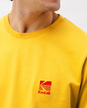 Kodak Logo T-shirt Yellow from Brava Fabrics